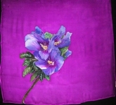 Foulard Hibiscus de Sylvine