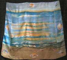 FOULARD : Mer de Sylvine P