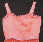 Bustier Satin Orange de Sylvine